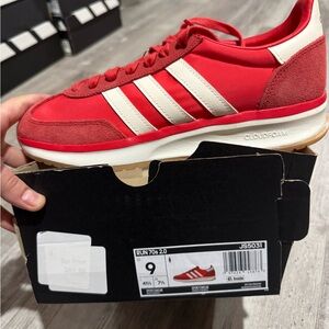 Women’s Adidas Red Sneakers